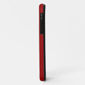 Coques Case-Mate iPhone Rouge Foncé Bonbon Pomme Uni (Dos/Gauche)