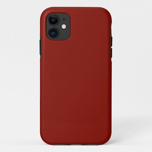 Coques Case-Mate iPhone Rouge indien solide (Dos)