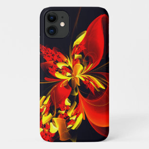 Case-Mate iPhone Case Rouge Jaune Floral Moderne Résumé Modèle Art #10