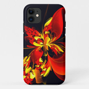 Case-Mate iPhone Case Rouge Jaune Floral Moderne Résumé Modèle Art #10
