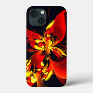 Case-Mate iPhone Case Rouge Jaune Floral Moderne Résumé Modèle Art #10