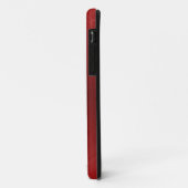 Coques Case-Mate iPhone Rouge métallique brillant Design Acier inoxydable (Dos/Gauche)