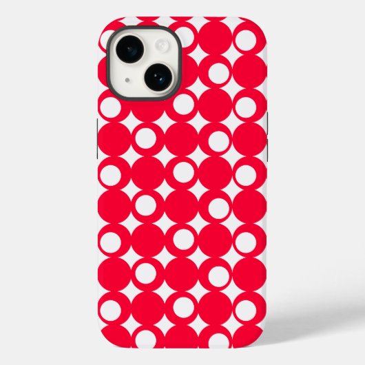 Coques Case-Mate iPhone Rouge Mod Ball Design @ Emporio Moffa (Verso)