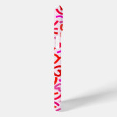 Coques Case-Mate iPhone Rouge moderne rose violet romantique Amour Motif d (Verso / Droite)