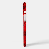 Coques Case-Mate iPhone Rouge&Noir (Verso / Gauche)