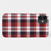 Coques Case-Mate iPhone Rouge Noir Blanc Plat (Dos (Horizontal))