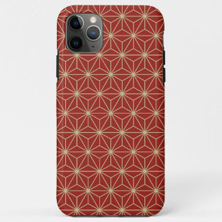 Case-Mate iPhone Case "Rouge & Or Asanoha Motif téléphone casque iphone