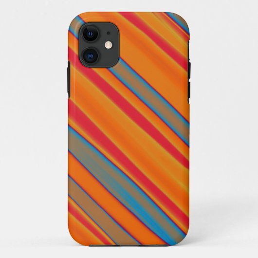 Coques Case-Mate iPhone Rouge, Orange, Bleu Gris Art Graphique sans Seamle (Dos)