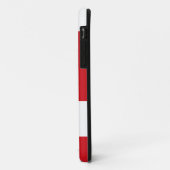 Coques Case-Mate iPhone Rouge rayé (Dos/Gauche)