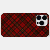 Coques Case-Mate iPhone Rouge tartan plaid hiver motif de Noël (Verso (horizontal))