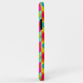 Coques Case-Mate iPhone Rouge Turquoise Bleu Vert Lime Cœurs Motif (Dos/Droite)
