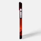 Coques Case-Mate iPhone Rouge Vert Floral Moderne Art Abstrait Motif #02 (Verso / Gauche)