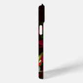 Coques Case-Mate iPhone Rouge Vert Floral Moderne Art Abstrait Motif #02 (Verso / Droite)