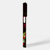 Coques Case-Mate iPhone Rouge Vert Floral Moderne Art Abstrait Motif #02 (Verso / Droite)