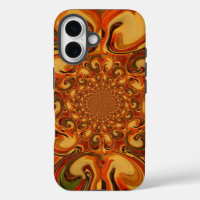 Rouge vert jaune Cool rétro fleurs Vintages design