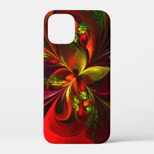 Case-Mate iPhone Case Rouge vert moderne Floral Abstrait Art Motif #05