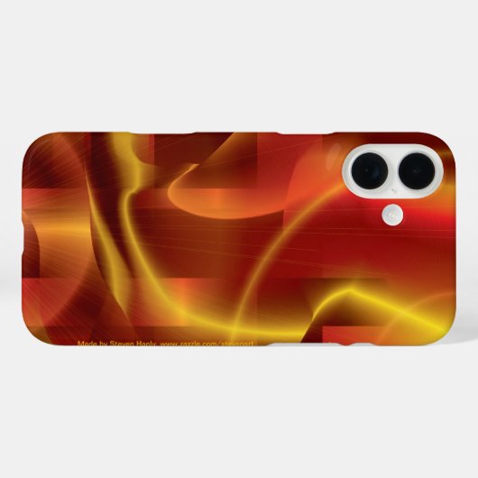 Coques Case-Mate iPhone RougeOr (Verso (horizontal))