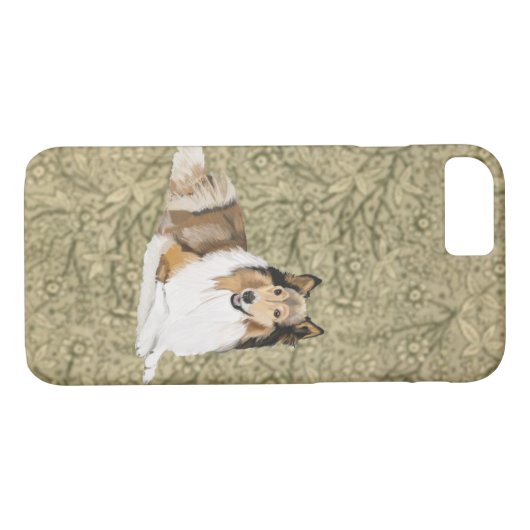 Coques Case-Mate iPhone Rough Collie, Long Haired Collie (Dos (Horizontal))