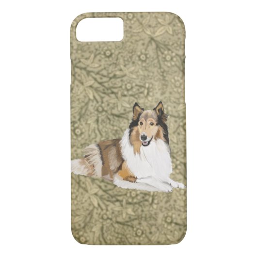 Coques Case-Mate iPhone Rough Collie, Long Haired Collie (Dos)