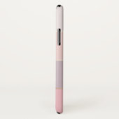 Coques Case-Mate iPhone Rougissent et les rayures larges d'or rose de (Dos/Droite)