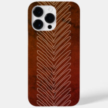 Rouille Brown moderne Tribal African Flèches
