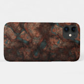 Coques Case-Mate iPhone Rouille et pierre bleue (Dos (Horizontal))
