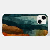 Coques Case-Mate iPhone Rouille et Turquoise (Verso (horizontal))