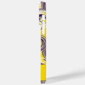 Coques Case-Mate iPhone Rouleau Abstrait pourpre (Verso / Gauche)