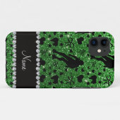 Coques Case-Mate iPhone Rouleau vert nommé fait sur commande Derby de (Dos (Horizontal))
