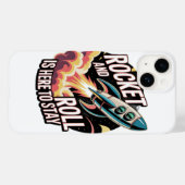 Coques Case-Mate iPhone Roulis de fusée (Verso (horizontal))