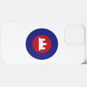 Coques Case-Mate iPhone Roundel cambodgien (Verso (horizontal))