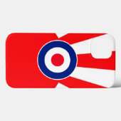 Coques Case-Mate iPhone Roundel cible MOD sur Sunburst (Verso (horizontal))