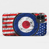 Coques Case-Mate iPhone Roundel Mods USA - Scooter cible (Dos (Horizontal))