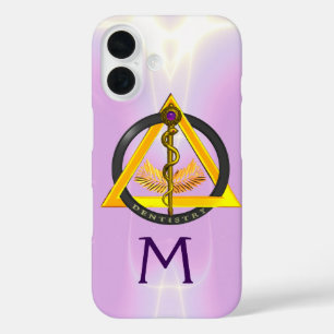 COQUES iPhone 16  ROUTE DU MONOGRAMME DENTISTE ASCLEPIUS
