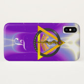 COQUES Case-Mate iPhone ROUTE DU MONOGRAMME DENTISTE ASCLEPIUS (Dos (Horizontal))