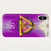 COQUES Case-Mate iPhone ROUTE DU MONOGRAMME DENTISTE ASCLEPIUS (Dos (Horizontal))