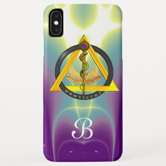 COQUES Case-Mate iPhone ROUTE DU MONOGRAMME DENTISTE ASCLEPIUS (Dos)
