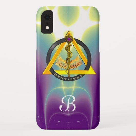 COQUES Case-Mate iPhone ROUTE DU MONOGRAMME DENTISTE ASCLEPIUS (Dos)