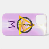 COQUES Case-Mate iPhone ROUTE DU MONOGRAMME DENTISTE ASCLEPIUS (Verso (horizontal))
