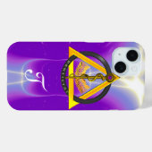 COQUES Case-Mate iPhone ROUTE DU MONOGRAMME DENTISTE ASCLEPIUS (Verso (horizontal))