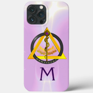 Case-Mate iPhone CASE ROUTE DU MONOGRAMME DENTISTE ASCLEPIUS