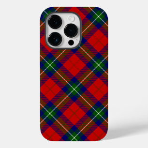 Coque Pour iPhone 14 Pro Routhven tartan rouge vert bleu plaid