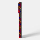 Coques Case-Mate iPhone Routhven tartan rouge vert bleu plaid (Verso / Gauche)