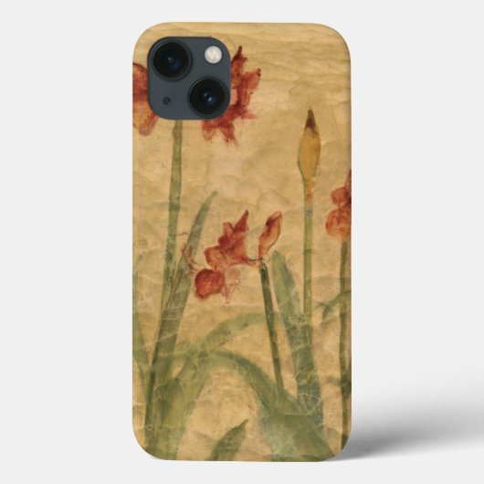 Coques Case-Mate iPhone Row of Red Amaryllis (Verso)