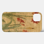 Coques Case-Mate iPhone Row of Red Amaryllis (Verso (horizontal))