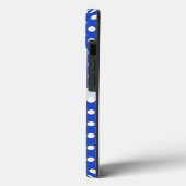 Coques Case-Mate iPhone Royal Blue Combination Pois par STaylor (Verso / Gauche)