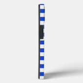 Coques Case-Mate iPhone Royal Blue Combination Stripes par Shirley Taylor (Verso / Droite)