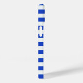 Coques Case-Mate iPhone Royal Blue Combination Stripes par Shirley Taylor (Verso / Droite)