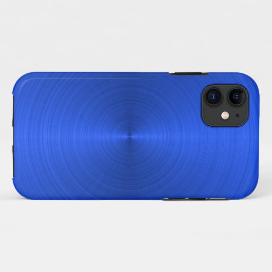 Coques Case-Mate iPhone Royal Blue Metallic (Dos (Horizontal))
