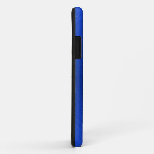 Coques Case-Mate iPhone Royal Blue Metallic (Dos/Droite)